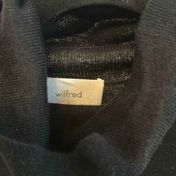 Aritzia Wilfred black turtleneck dress size small - Picture 3 of 6